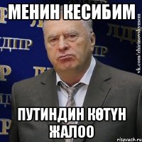 Менин кесибим Путиндин көтүн жалоо