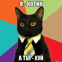 я - котик а ты - хуй