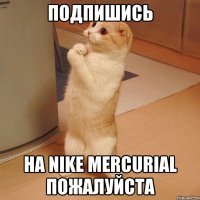 Подпишись на Nike Mercurial пожалуйста