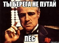 Ты берега не путай пёс