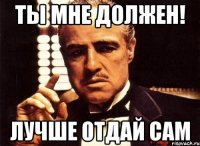 ТЫ МНЕ ДОЛЖЕН! ЛУЧШЕ ОТДАЙ САМ