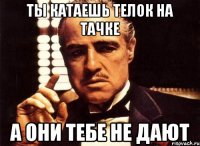 ты катаешь телок на тачке а они тебе не дают