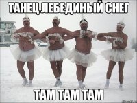 танец лебединый снег там там там