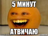 5 минут атвичаю