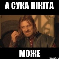 а сука нікіта може