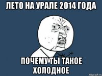 Лето на Урале 2014 года почему ты такое холодное