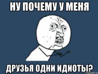 Ну почему у меня Друзья одни идиоты?