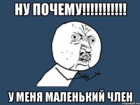 НУ ПОЧЕМУ!!!!!!!!!!! У МЕНЯ МАЛЕНЬКИЙ ЧЛЕН