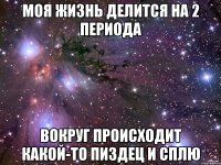 моя жизнь делится на 2 периода вокруг происходит какой-то пиздец и сплю