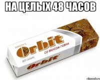 на целых 48 часов 