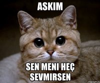 Askim Sen meni heç sevmirsen