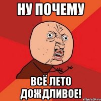 Ну почему всё лето дождливое!