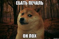 ебать печаль он лох