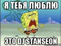 Я ТЕБЯ ЛЮБЛЮ ЭТО DJ STANSEON