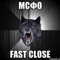 МСФО FAST CLOSE