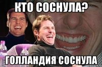 КТО СОСНУЛА? ГОЛЛАНДИЯ СОСНУЛА