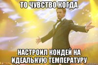 то чувство когда настроил кондей на идеальную температуру