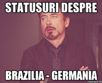 statusuri despre brazilia - germania