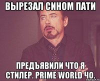 Вырезал сином пати предъявили что я стилер. Prime World чо.