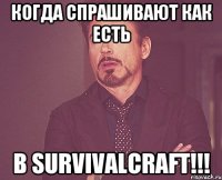 Когда спрашивают как есть в SurvivalCraft!!!