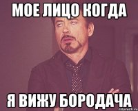 Мое лицо когда я вижу бородача