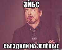 Зйбс Сьездили на зелёные