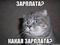 Зарплата? Какая зарплата?