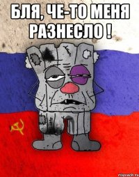 БЛЯ, ЧЕ-ТО МЕНЯ РАЗНЕСЛО ! 