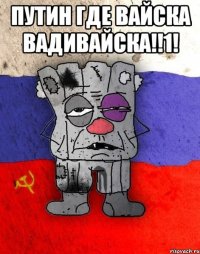 путин где вайска вадивайска!!1! 