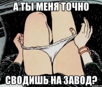 А ты меня точно сводишь на завод?