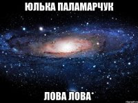 Юлька Паламарчук Лова лова*