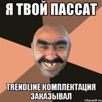 Я твой Пассат Trendline комплектация заказывал