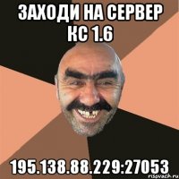 заходи на сервер кс 1.6 195.138.88.229:27053