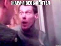 Жара я весь спотел 