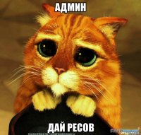 АДМИН ДАЙ РЕСОВ