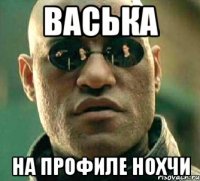 Васька на профиле нохчи