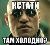 Кстати Там холодно?