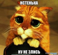 нстенька ну не злись