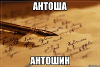 Антоша Антошин