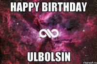 Happy birthday Ulbolsin