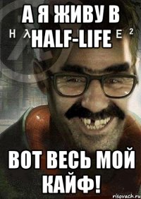 А я живу в Half-Life вот весь мой кайф!