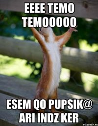 eeee Temo Temooooo esem qo pupsik@ ari indz ker