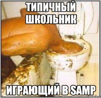 Типичный школьник Играющий в SAMP