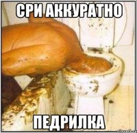 сри аккуратно педрилка