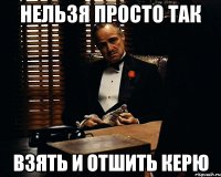 Нельзя просто так взять и отшить Керю