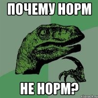 Почему Норм не норм?