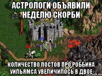 Астрологи объявили неделю скорби количество постов про Роббина Уильямса увеличилось в двое