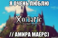 Я очень люблю // Амира Маерс)