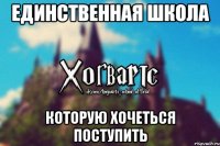 Единственная школа Которую хочеться поступить