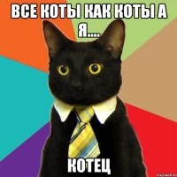 все коты как коты а я.... котец